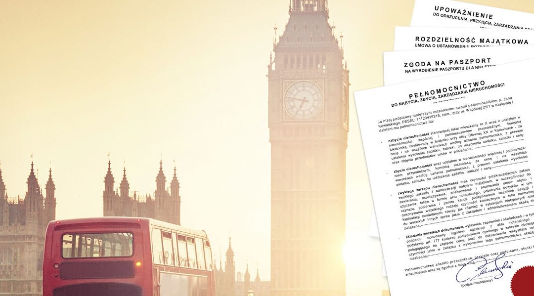 Pełnomocnictwo w UK – jak i gdzie?
